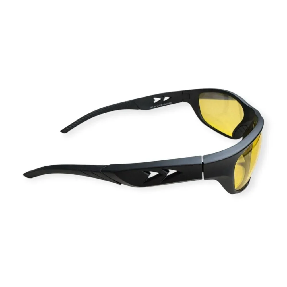 Zillerate Polarized Driving Sports Sunglasses‎ Anti Glare Yellow Tint Lens